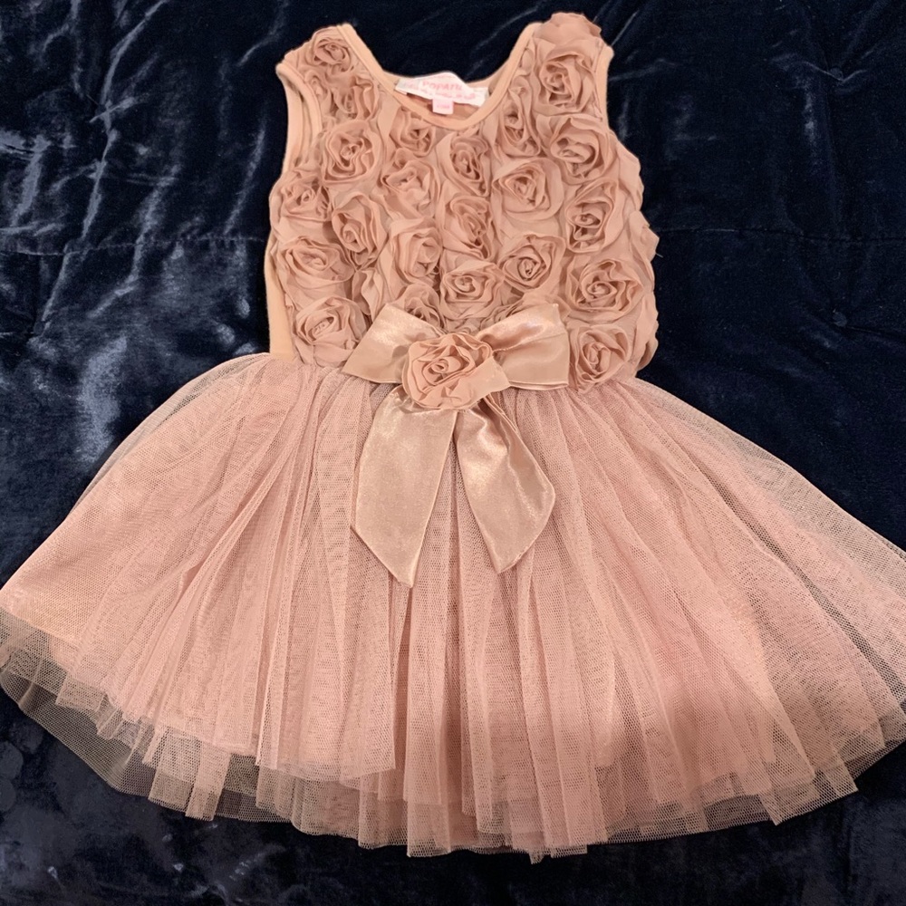 Popatu - Worn once - ribbon rosette tutu dress